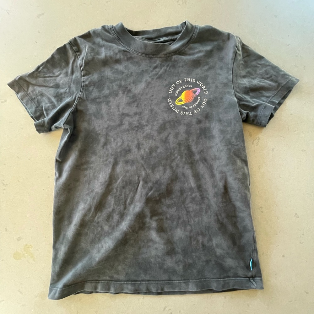 Scotch & Soda Charcoal Graphic Tee